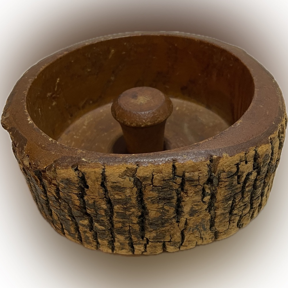 Wooden handmade tree slice bowl 🪵